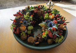 412 Autumn Table Arrangement